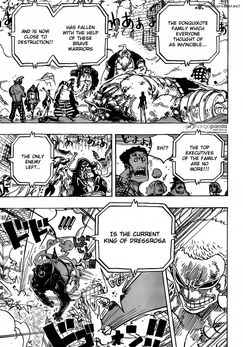 One Piece Manga Chapter 785 page 13 - Even If Your Legs Break