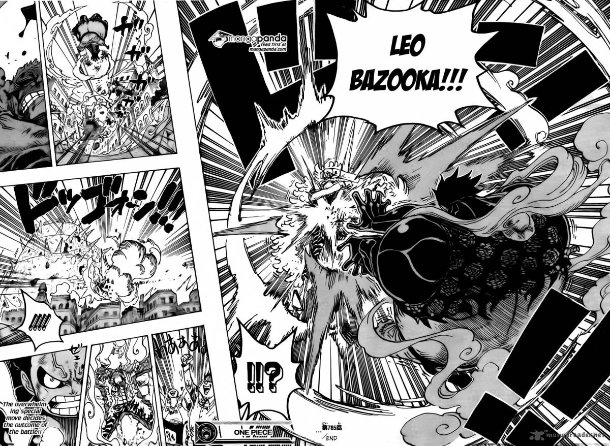 One Piece Manga Chapter 785 page 17 - Even If Your Legs Break