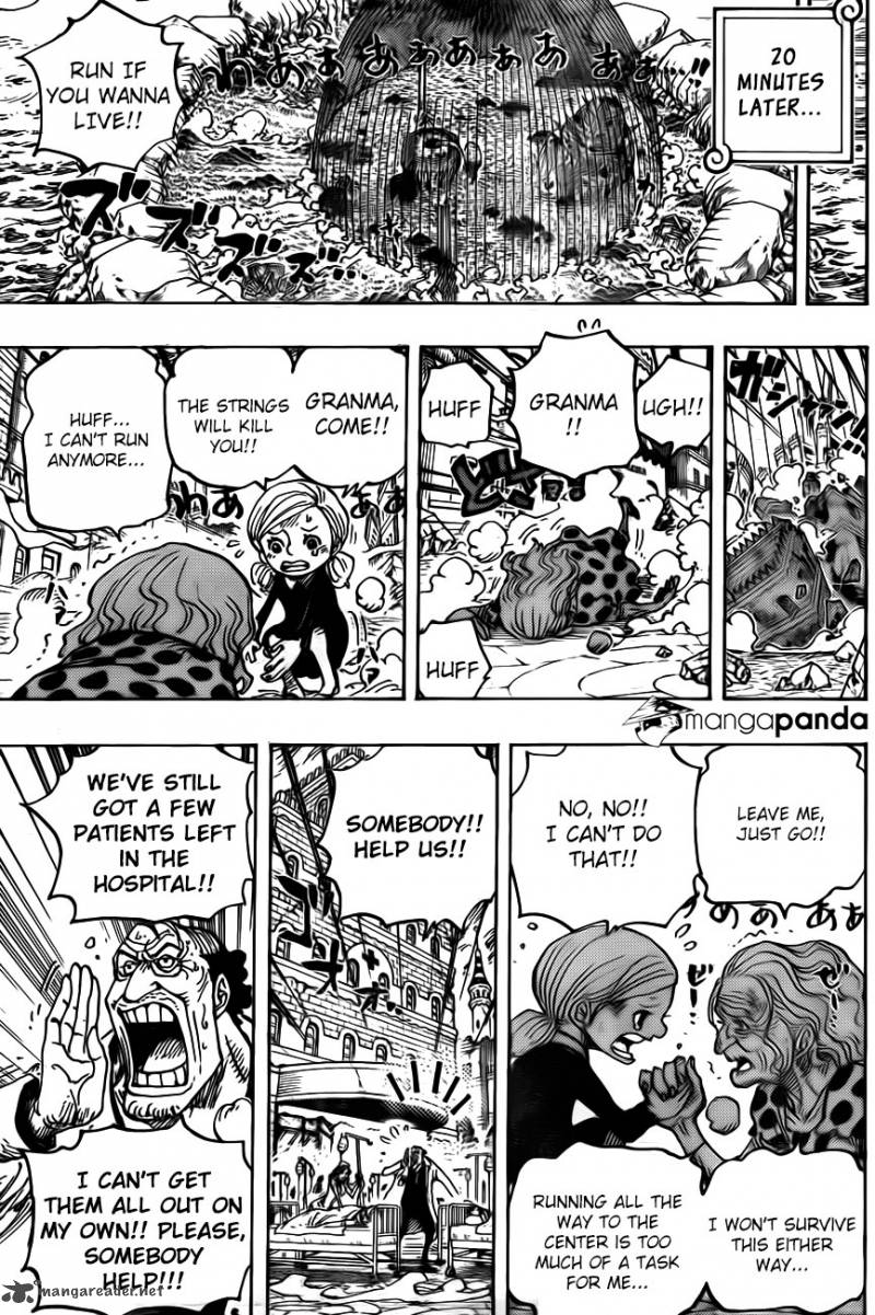 One Piece Manga Chapter 785 page 9 - Even If Your Legs Break