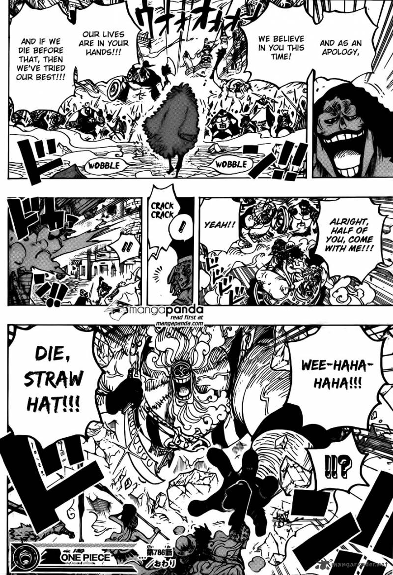 One Piece Manga Chapter 786 page 15 - Gatz