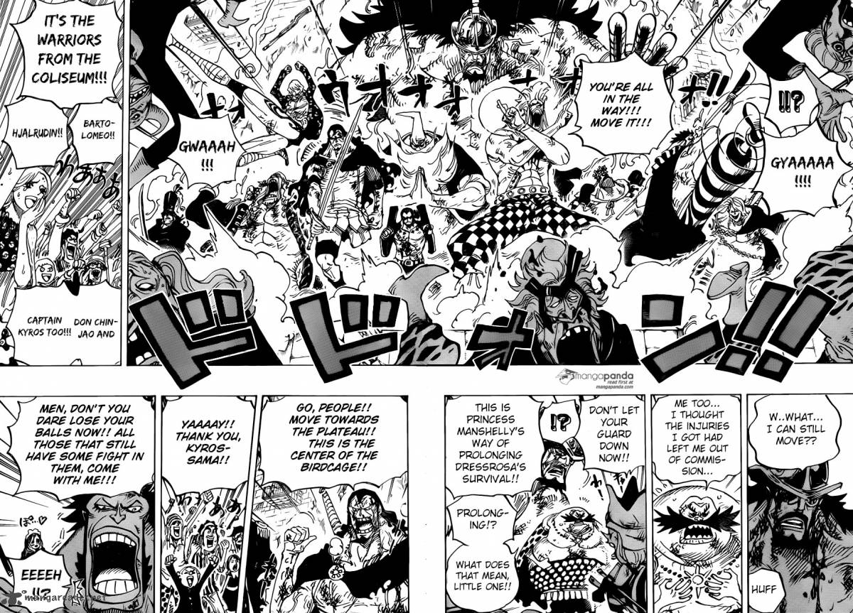 One Piece Manga Chapter 787 page 13 - 4 Minutes Before