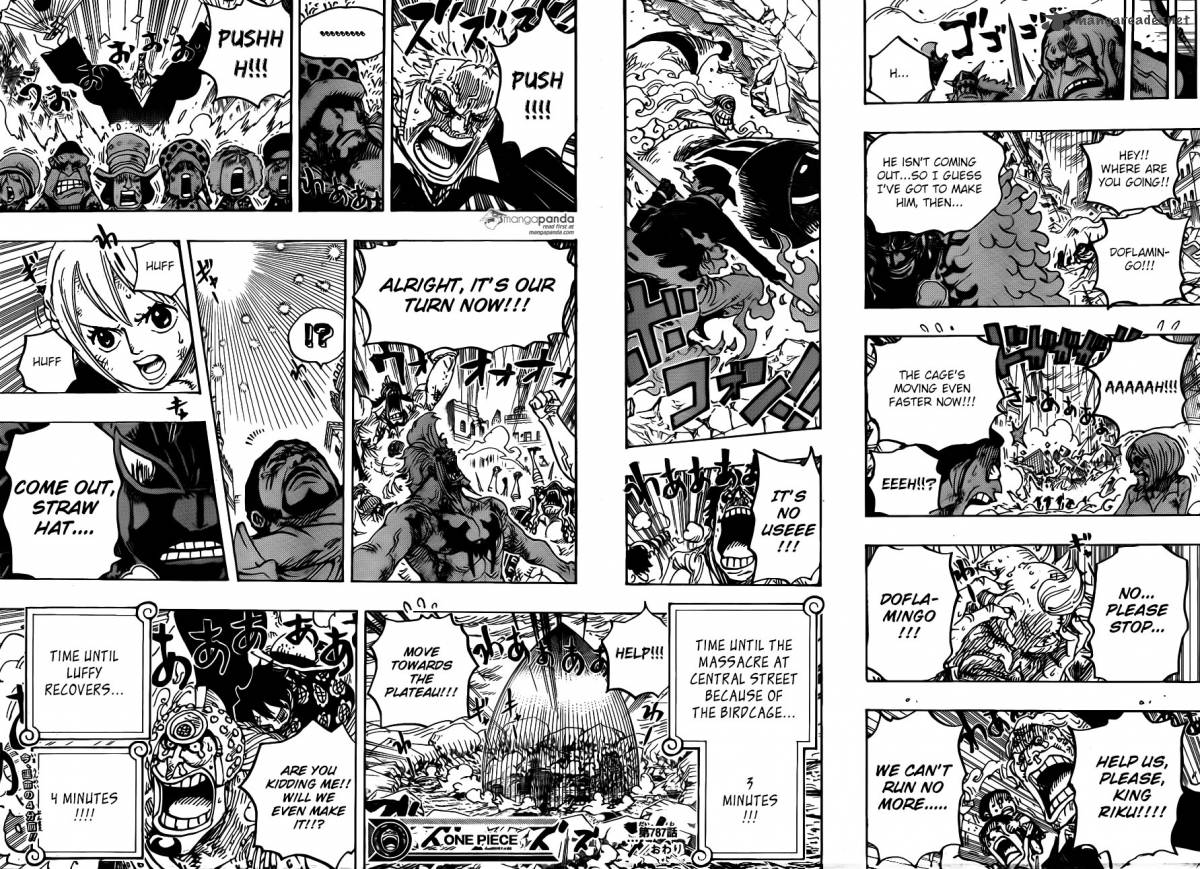 One Piece Manga Chapter 787 page 14 - 4 Minutes Before