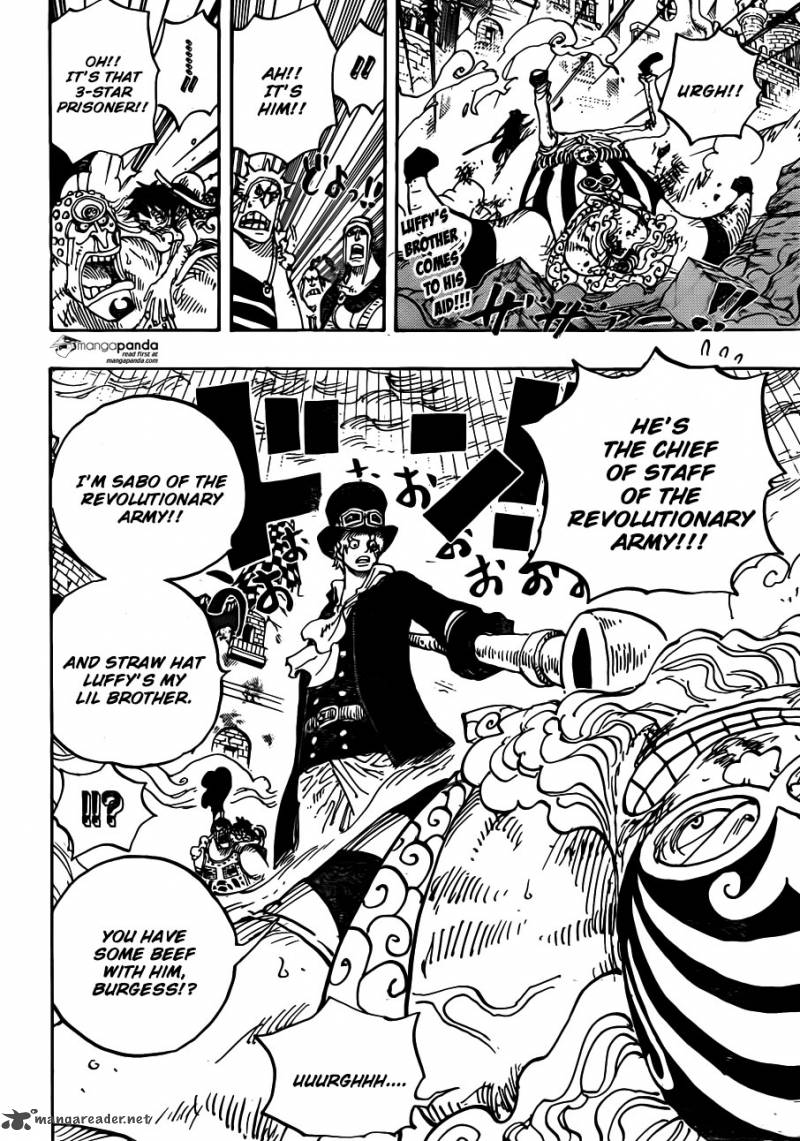 One Piece Manga Chapter 787 page 2 - 4 Minutes Before