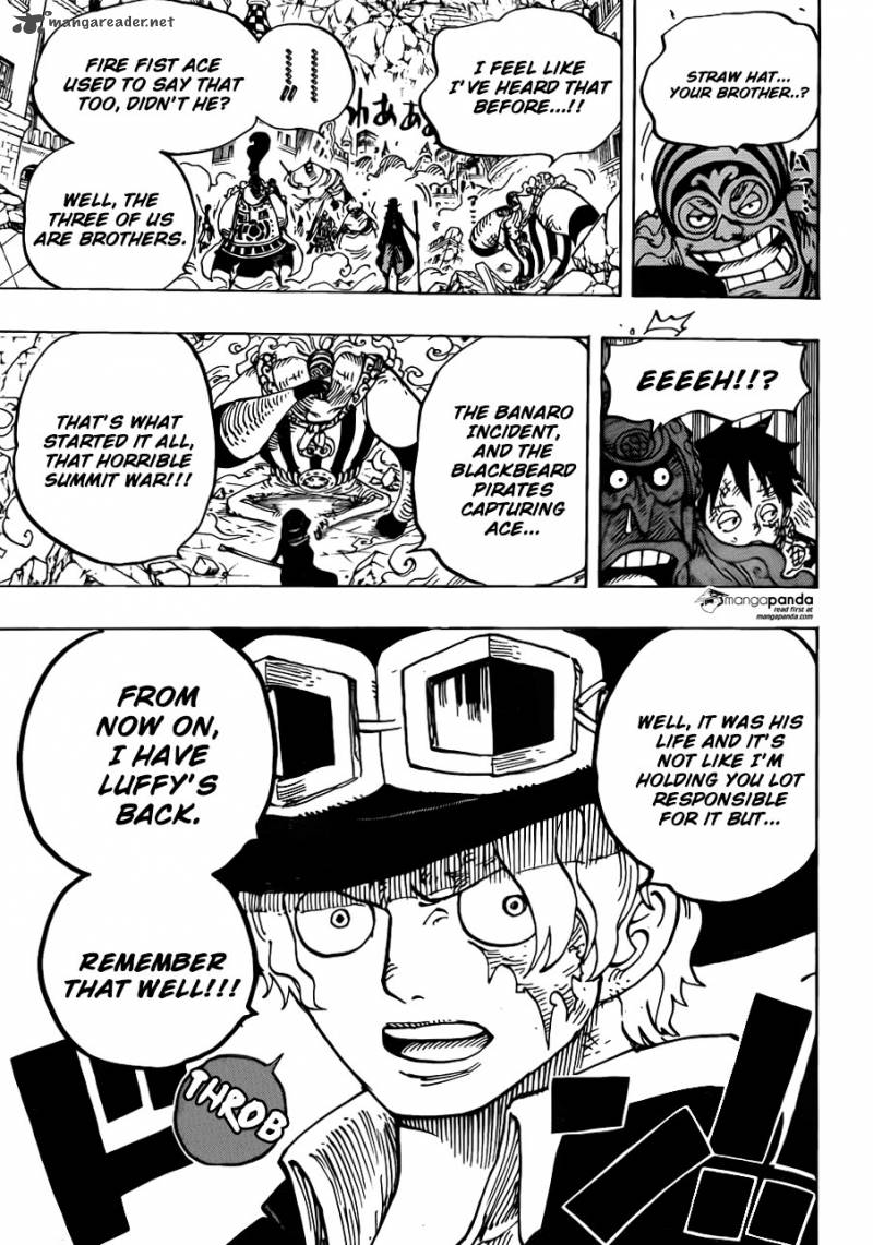 One Piece Manga Chapter 787 page 3 - 4 Minutes Before