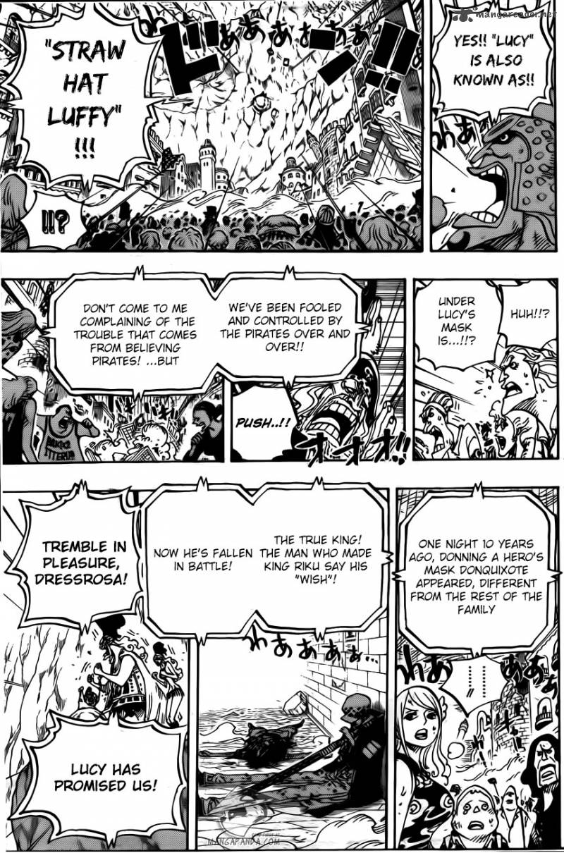 One Piece Manga Chapter 789 page 11 - Lucy!!
