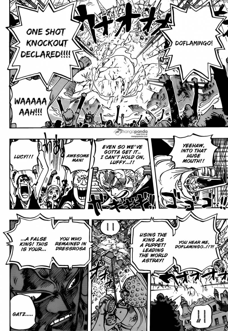 One Piece Manga Chapter 789 page 12 - Lucy!!