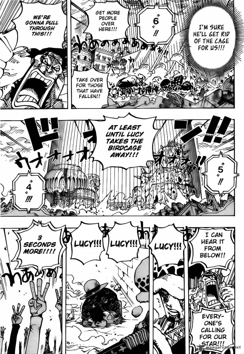 One Piece Manga Chapter 789 page 15 - Lucy!!