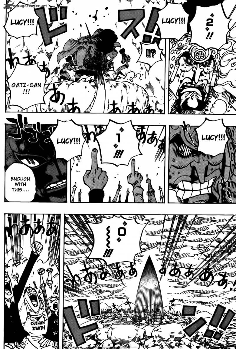 One Piece Manga Chapter 789 page 16 - Lucy!!