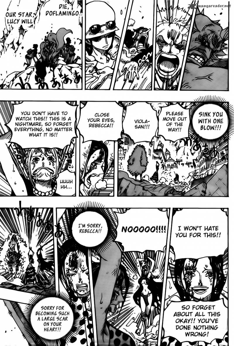 One Piece Manga Chapter 789 page 17 - Lucy!!
