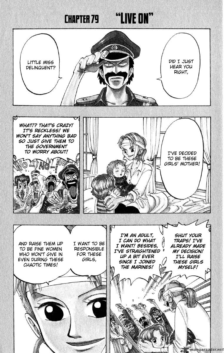 One Piece Manga Chapter 79 page 1 - To Live