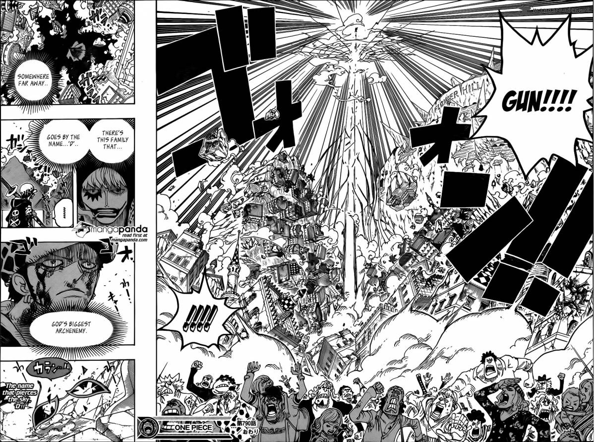 One Piece Manga Chapter 790 page 16 - Heaven and Earth