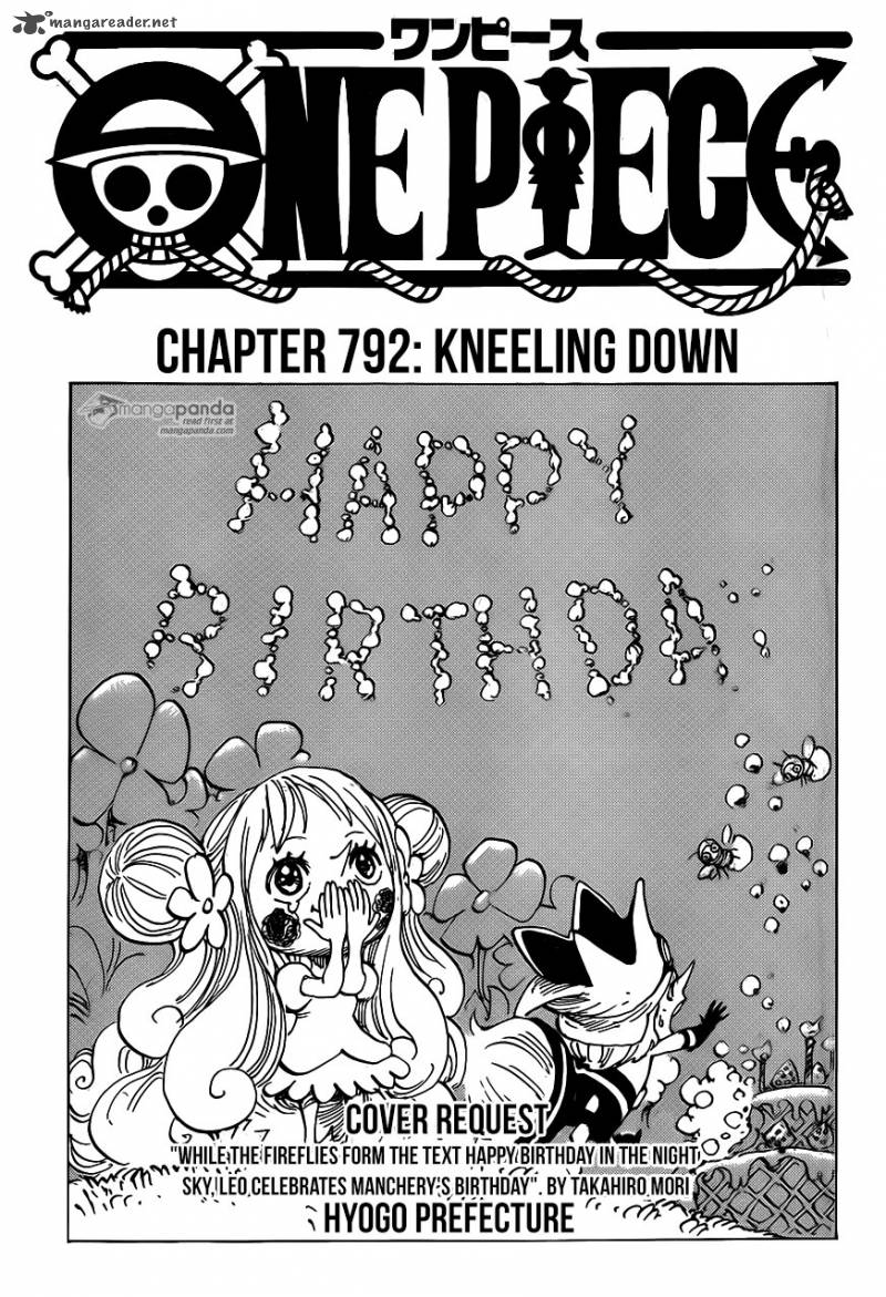 One Piece Manga Chapter 792 page 1 - Prostration