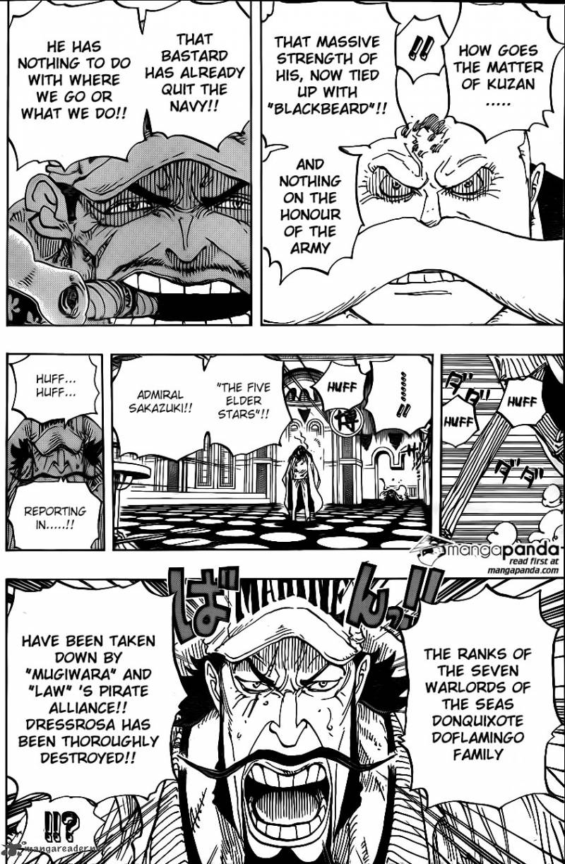 One Piece Manga Chapter 793 page 6 - Tiger and Dog