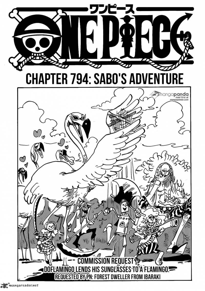 One Piece Manga Chapter 794 page 1 - Sabo's Adventure