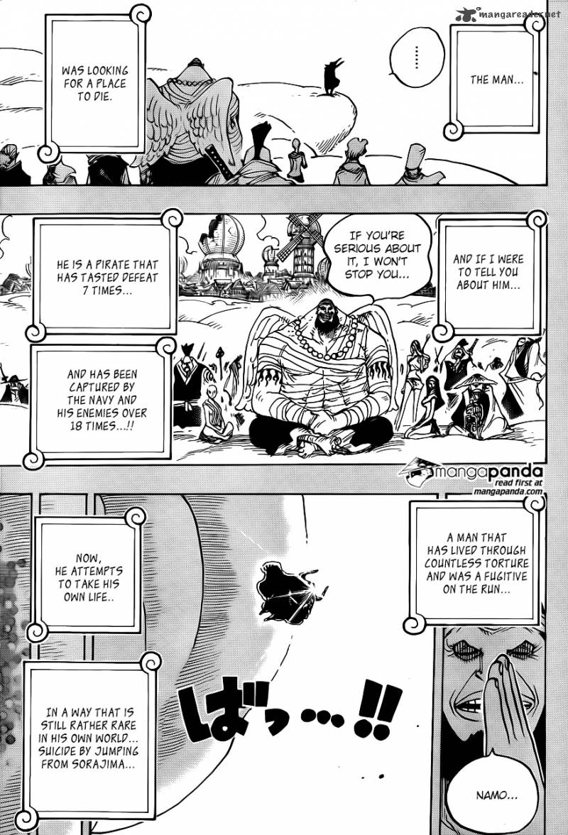 One Piece Manga Chapter 795 page 13 - Suicide