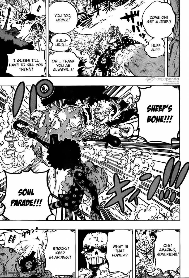 One Piece Manga Chapter 795 page 7 - Suicide