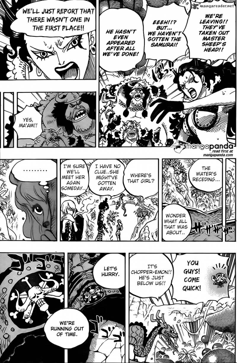 One Piece Manga Chapter 795 page 9 - Suicide