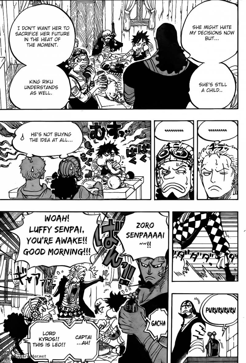 One Piece Manga Chapter 796 page 13 - Soldier-san's Conviction