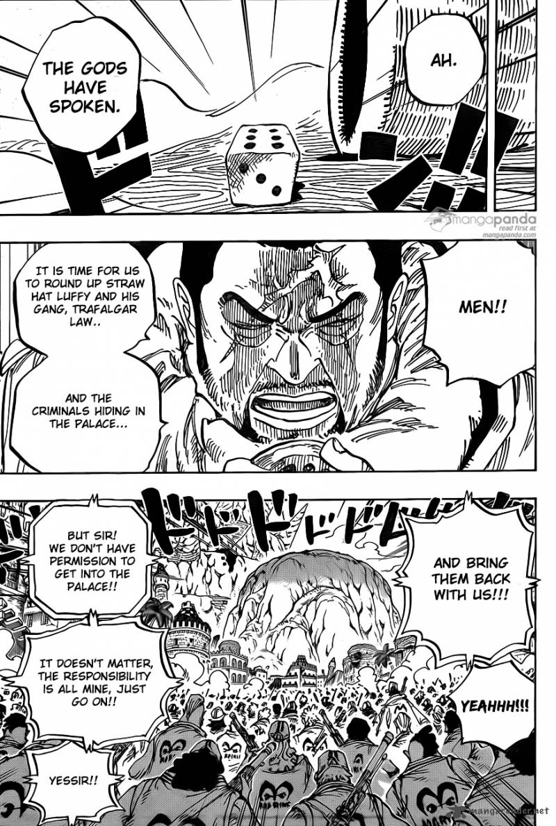One Piece Manga Chapter 796 page 15 - Soldier-san's Conviction