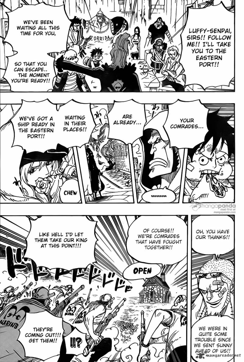 One Piece Manga Chapter 796 page 17 - Soldier-san's Conviction