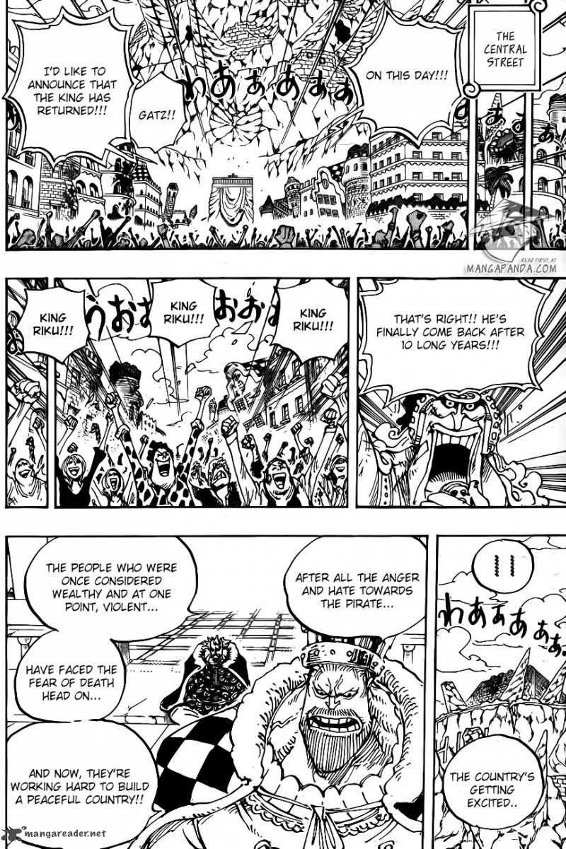 One Piece Manga Chapter 796 page 6 - Soldier-san's Conviction
