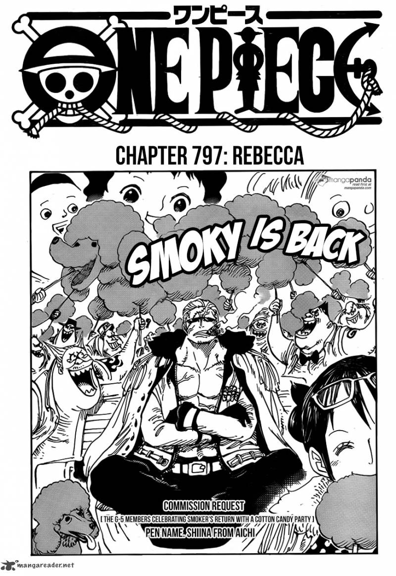 One Piece Manga Chapter 797 page 1 - Rebecca