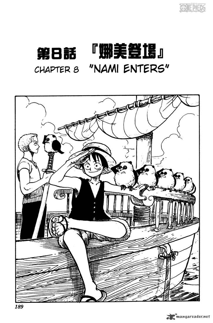 One Piece Manga Chapter 8 page 1 - Introducing Nami