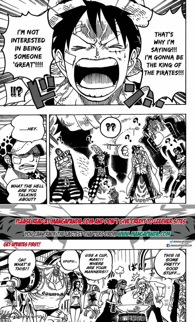One Piece Manga Chapter 800 page 4 - Followers's Sake Cups
