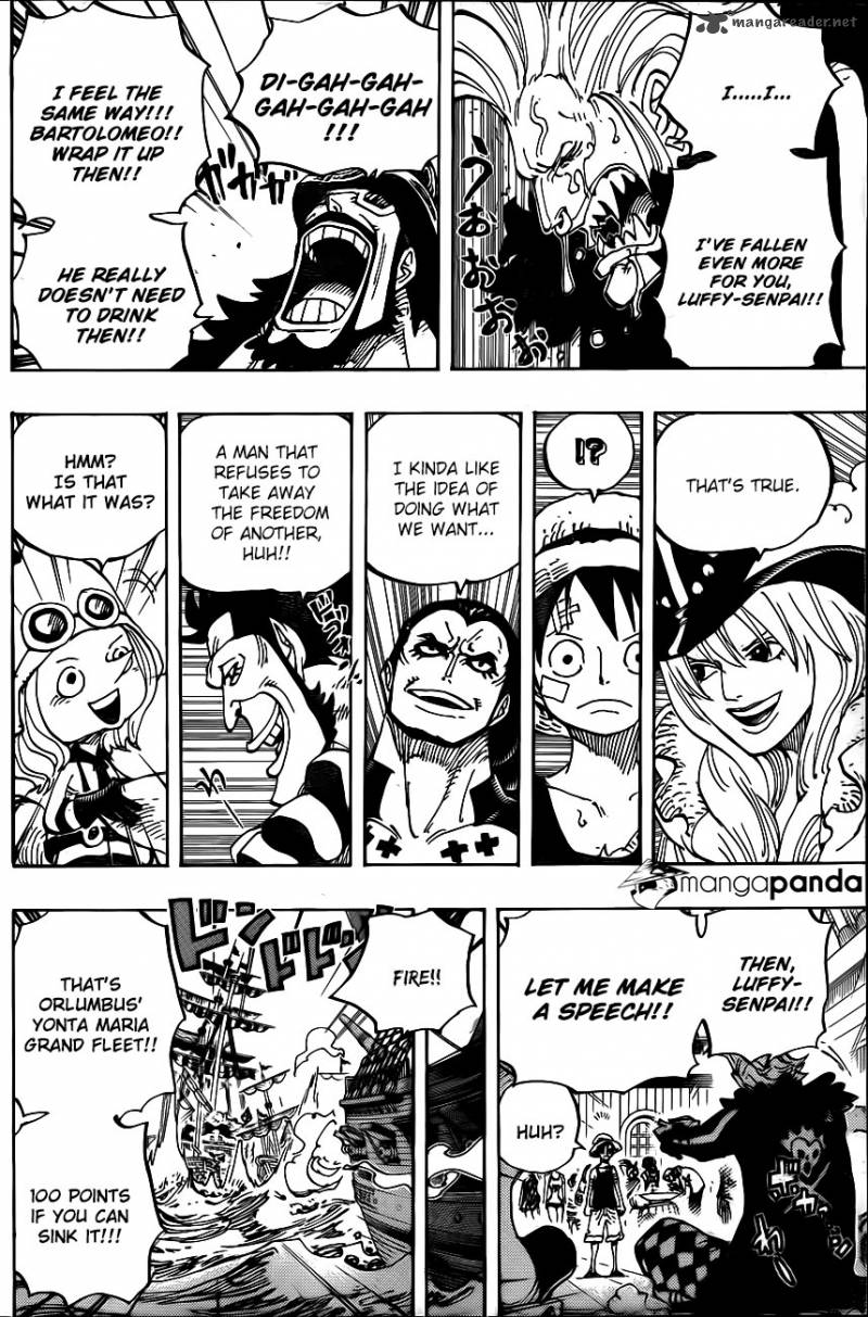 One Piece Manga Chapter 800 page 7 - Followers's Sake Cups