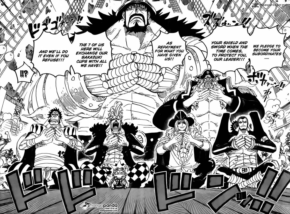 One Piece Manga Chapter 800 page 9 - Followers's Sake Cups