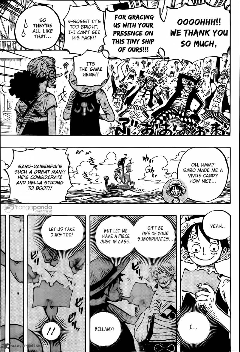 One Piece Manga Chapter 801 page 12 - Opening Speech