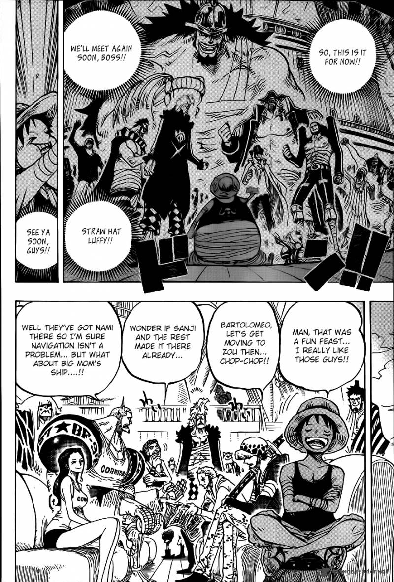 One Piece Manga Chapter 801 page 13 - Opening Speech