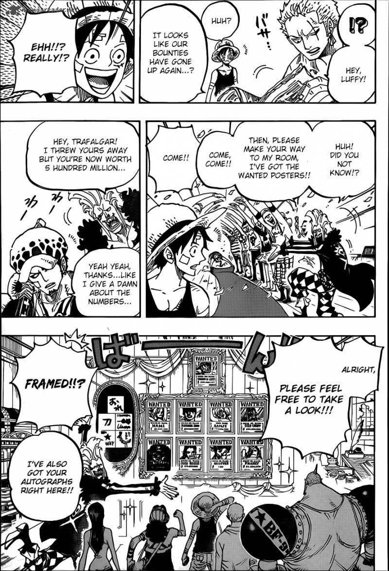 One Piece Manga Chapter 801 page 14 - Opening Speech