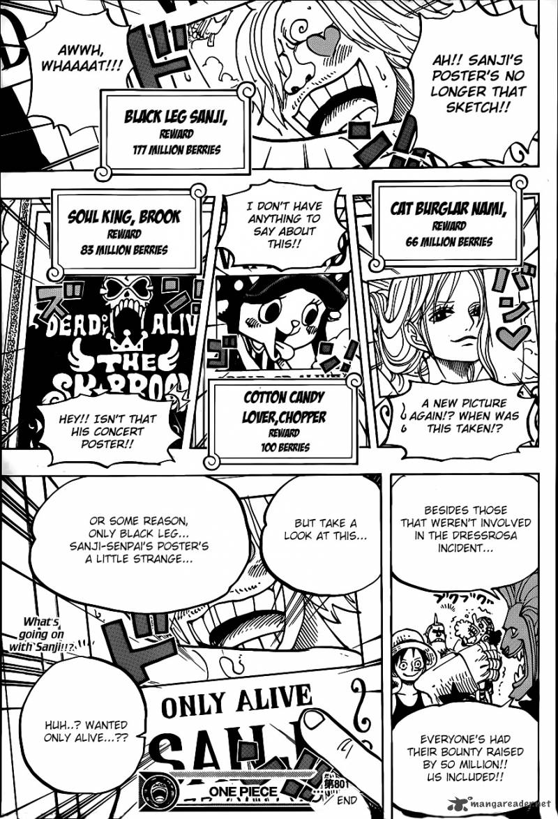 One Piece Manga Chapter 801 page 16 - Opening Speech
