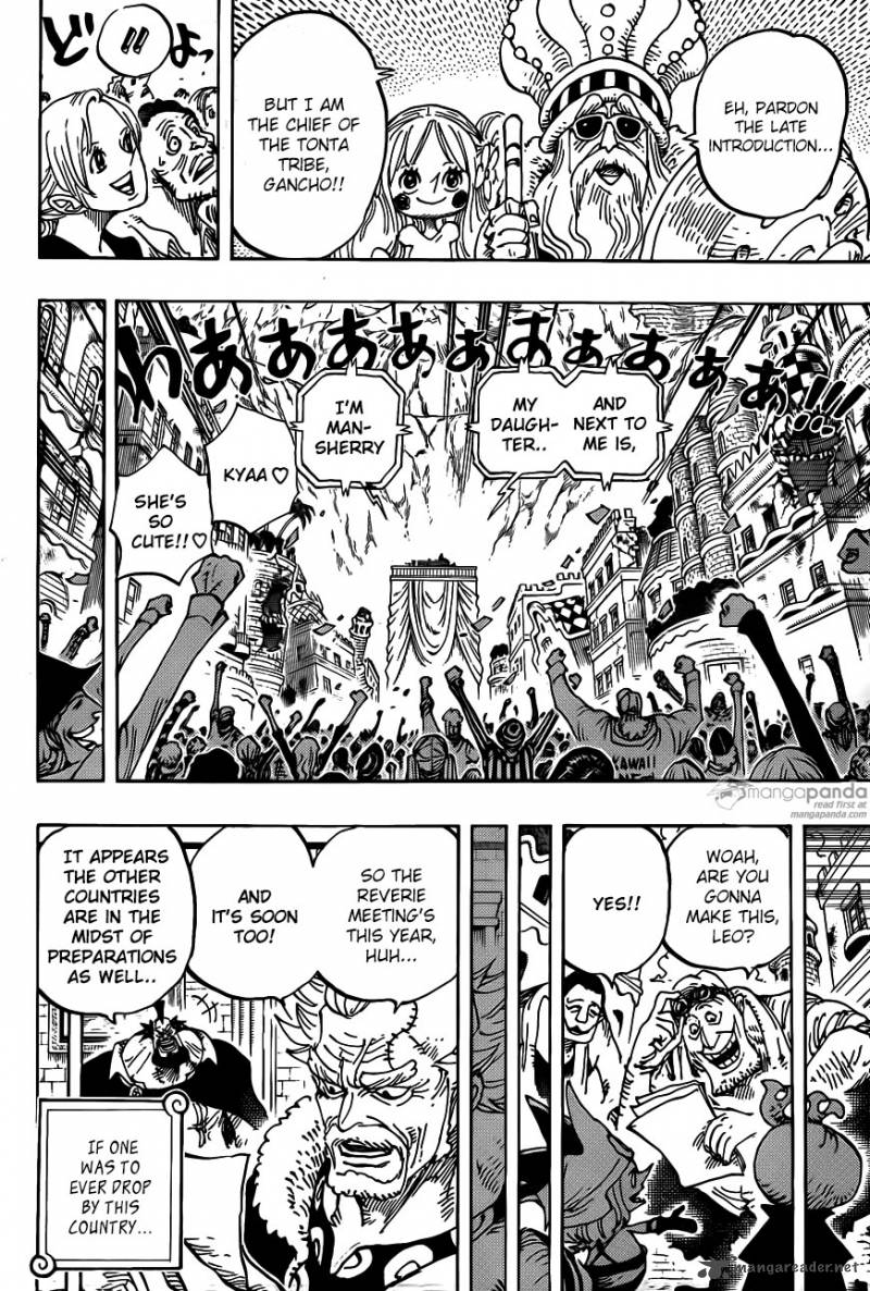 One Piece Manga Chapter 801 page 4 - Opening Speech