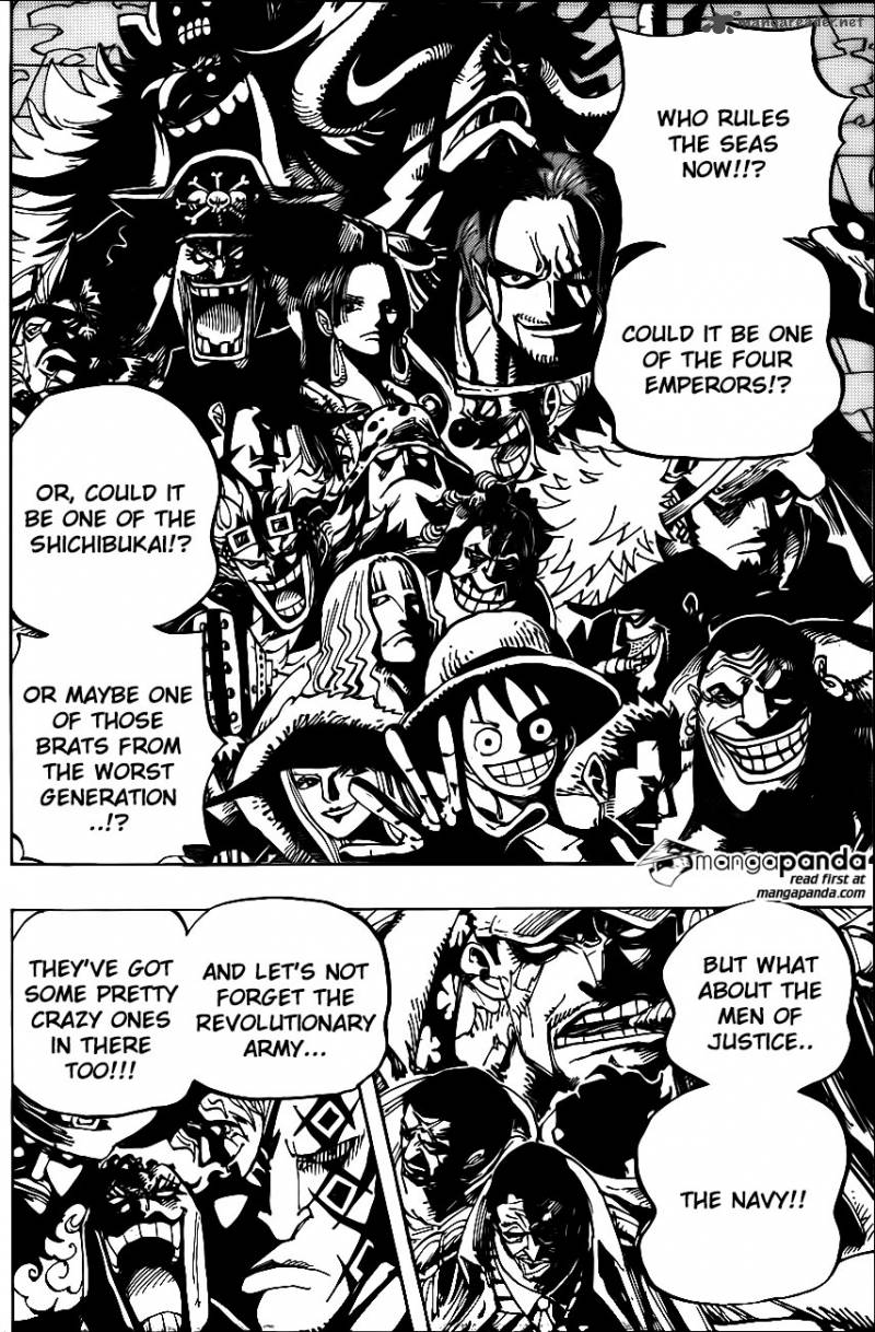 One Piece Manga Chapter 801 page 8 - Opening Speech