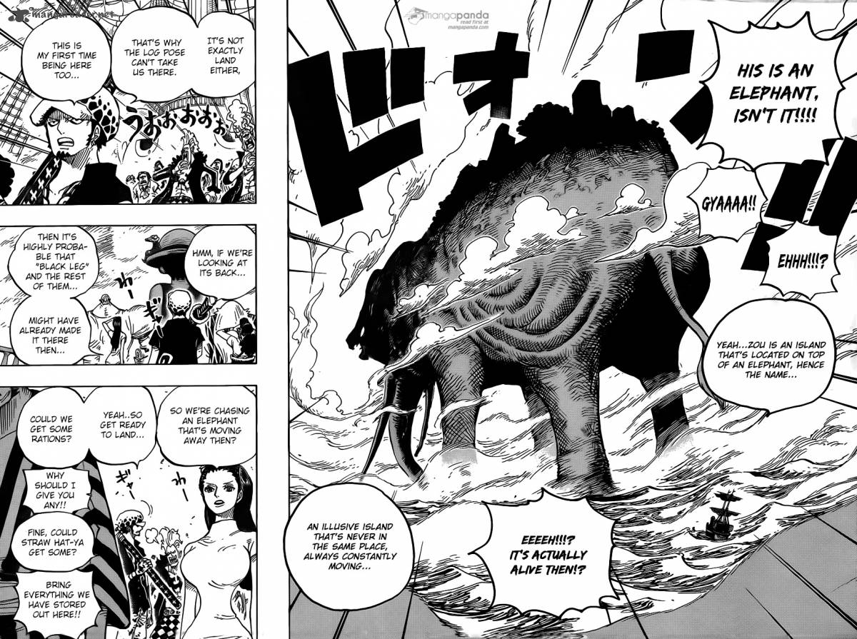 One Piece Manga Chapter 802 page 14 - Zou