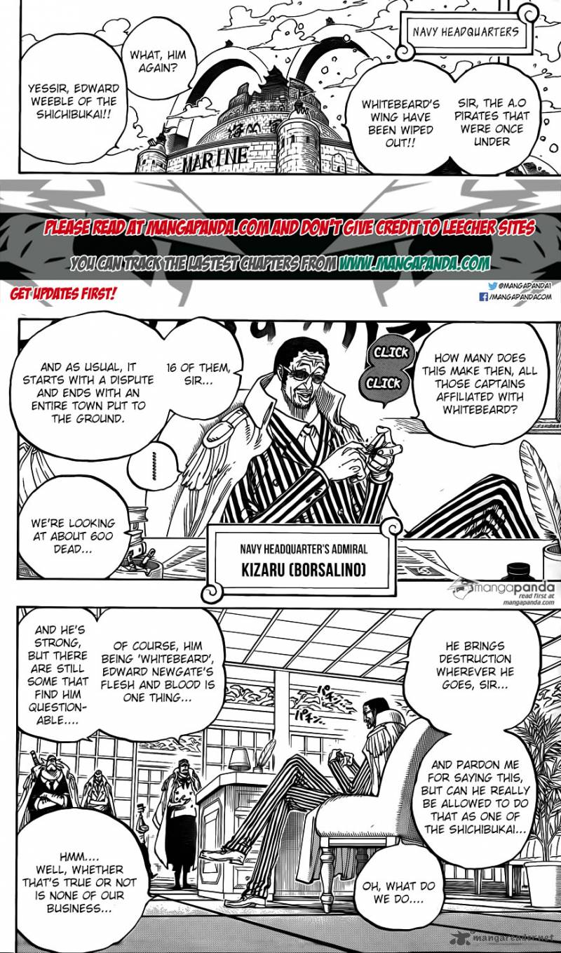One Piece Manga Chapter 802 page 6 - Zou