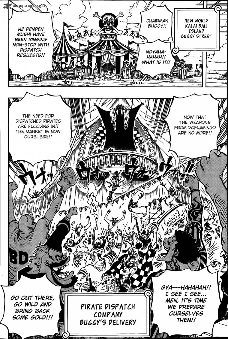One Piece Manga Chapter 803 page 10 - Elephant Climbing