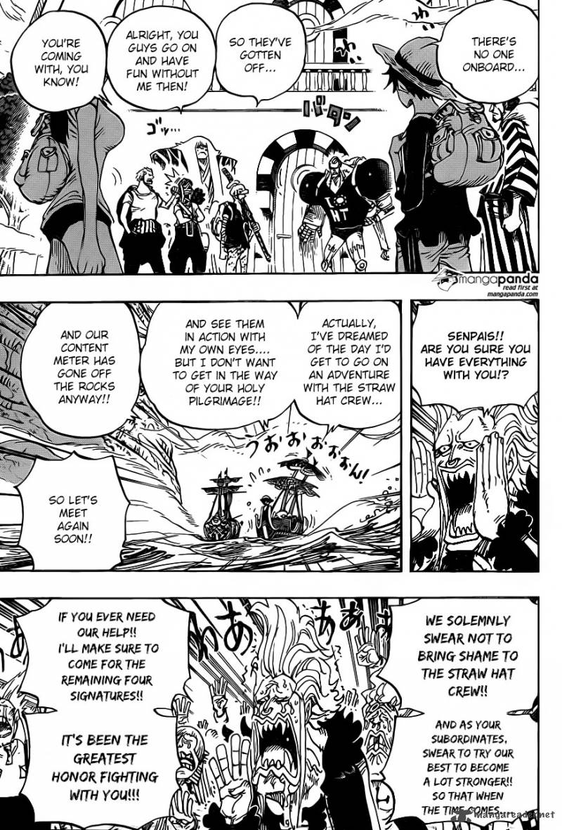 One Piece Manga Chapter 803 page 3 - Elephant Climbing