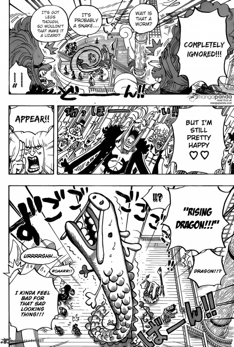 One Piece Manga Chapter 803 page 4 - Elephant Climbing