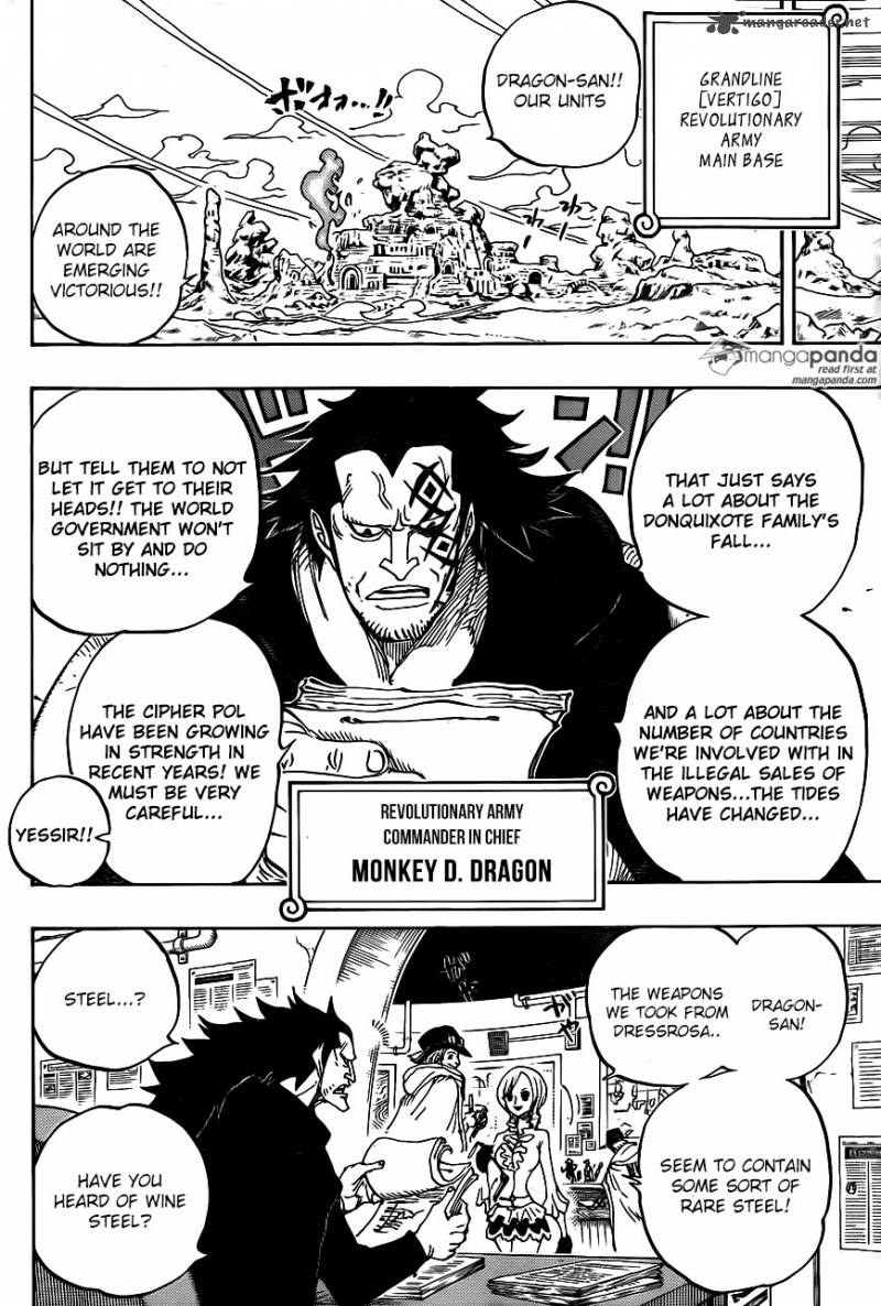 One Piece Manga Chapter 803 page 6 - Elephant Climbing