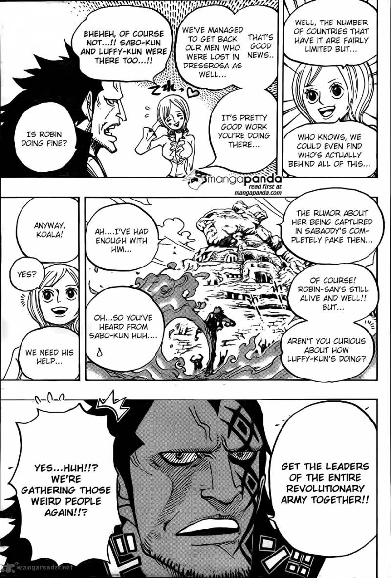 One Piece Manga Chapter 803 page 7 - Elephant Climbing