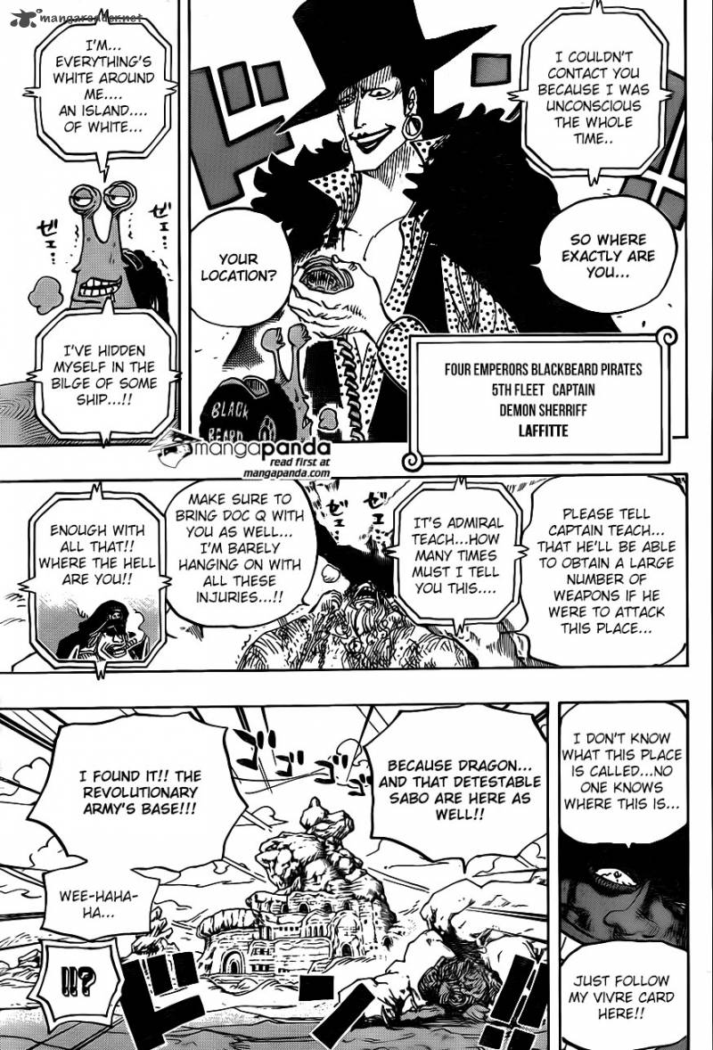 One Piece Manga Chapter 803 page 9 - Elephant Climbing