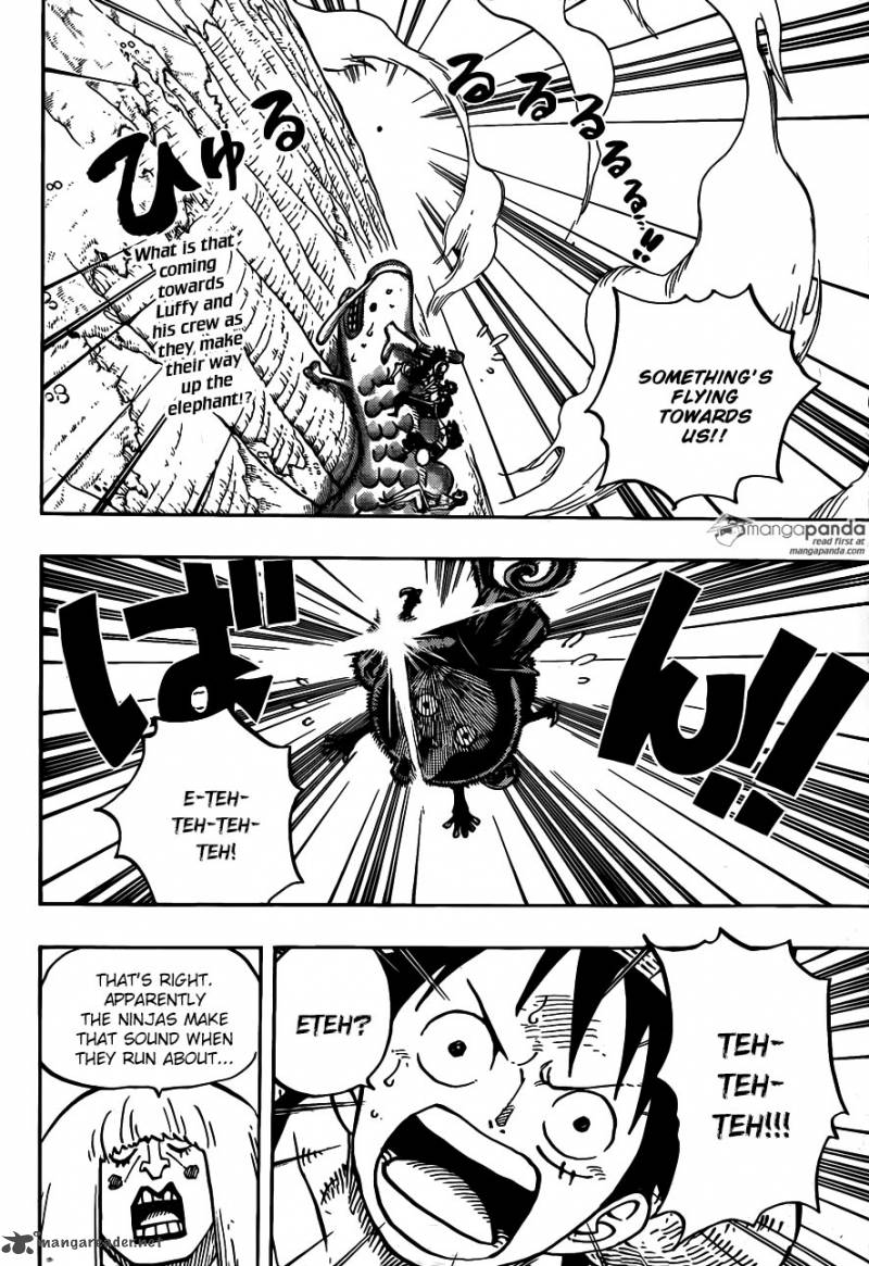 One Piece Manga Chapter 804 page 2 - Adventure in the Land Atop the Elephant's Back
