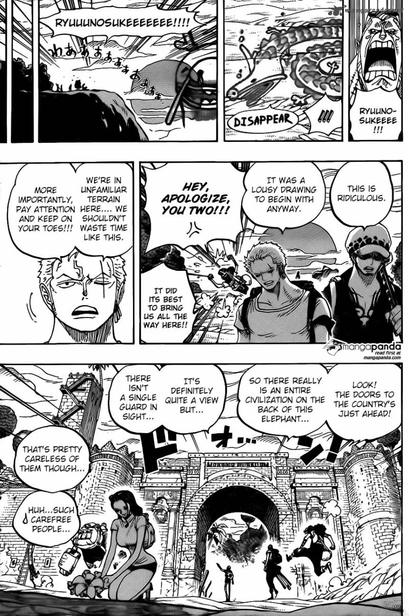One Piece Manga Chapter 804 page 9 - Adventure in the Land Atop the Elephant's Back