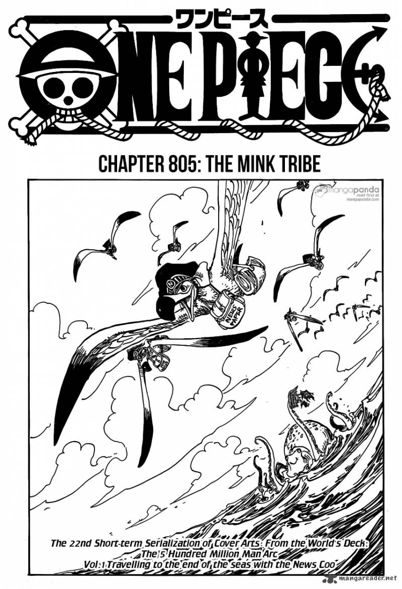 One Piece Manga Chapter 805 page 1 - The Mink Tribe