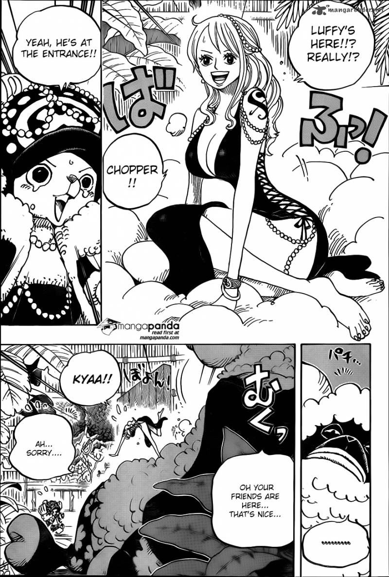 One Piece Manga Chapter 806 page 13 - At the Fortress of Right Belly