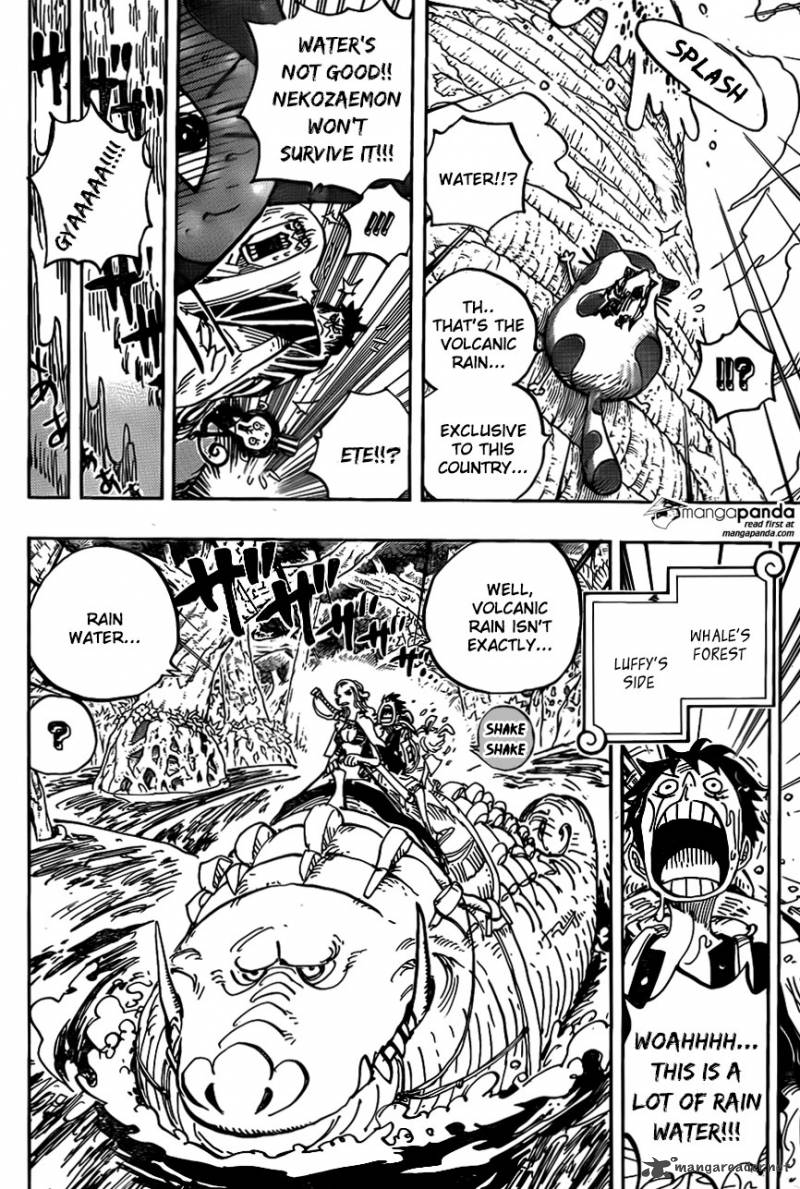 One Piece Manga Chapter 806 page 4 - At the Fortress of Right Belly