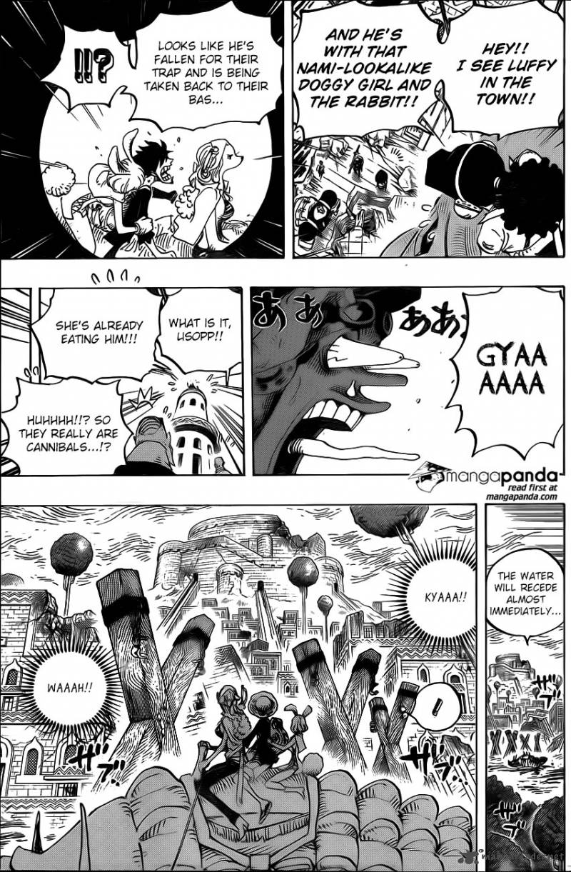 One Piece Manga Chapter 806 page 7 - At the Fortress of Right Belly